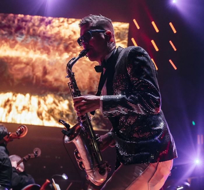 Auckland Musician Playing Sax